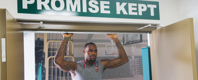 PROMISE Kept: Brand New Training & Recovery Rooms