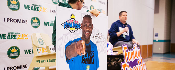 Hard Work Pays Off With LeBron's Hard Work Club